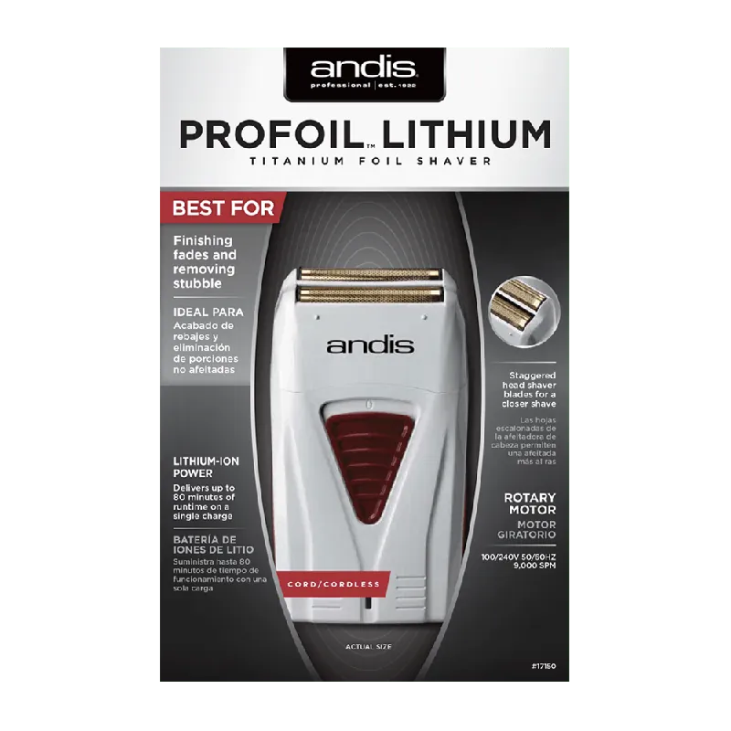 ANDIS PROFOIL LITHIUM TITANIUM FOIL SHAVER
