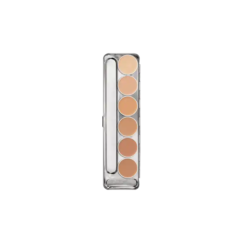 KRYOLAN DERMACOLOR CAMOUFLAGE CREME PALETTE 6 COLORS