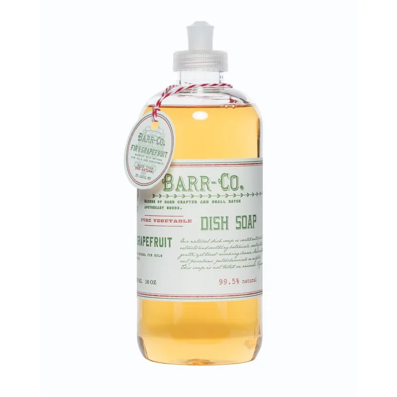 BARR-CO. FIR & GRAPEFRUIT DISH SOAP