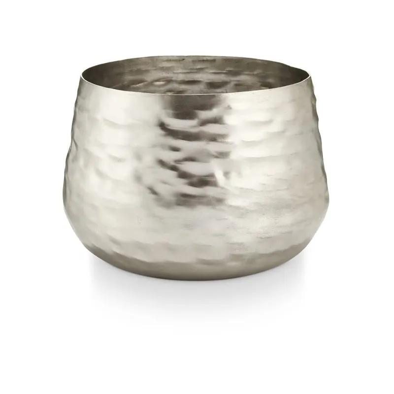 ILLUME Balsam & Cedar Large Textured Metal Candle