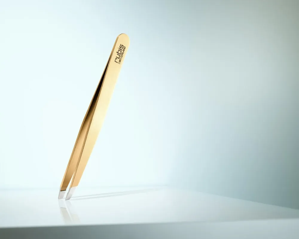Rubis Switzerland Tweezers Classic Gold