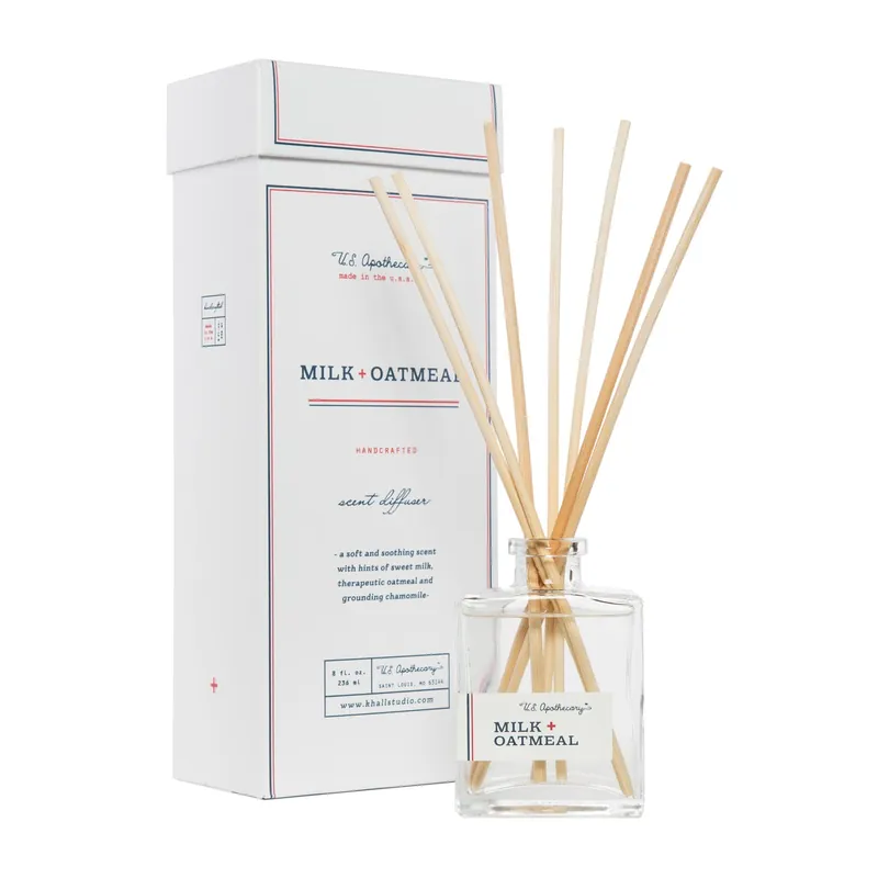 U.S. APOTHECARY MILK + OATMEAL SCENT DIFFUSER KIT