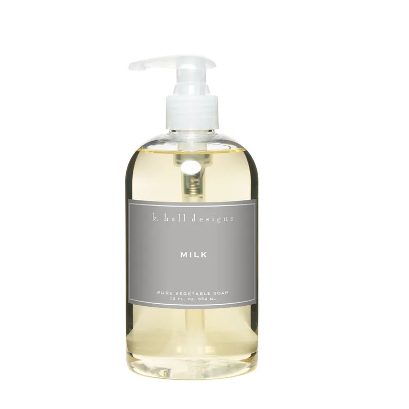 K. HALL DESIGNS MILK LIQUID HAND SOAP - K.HALL DESIGNS
