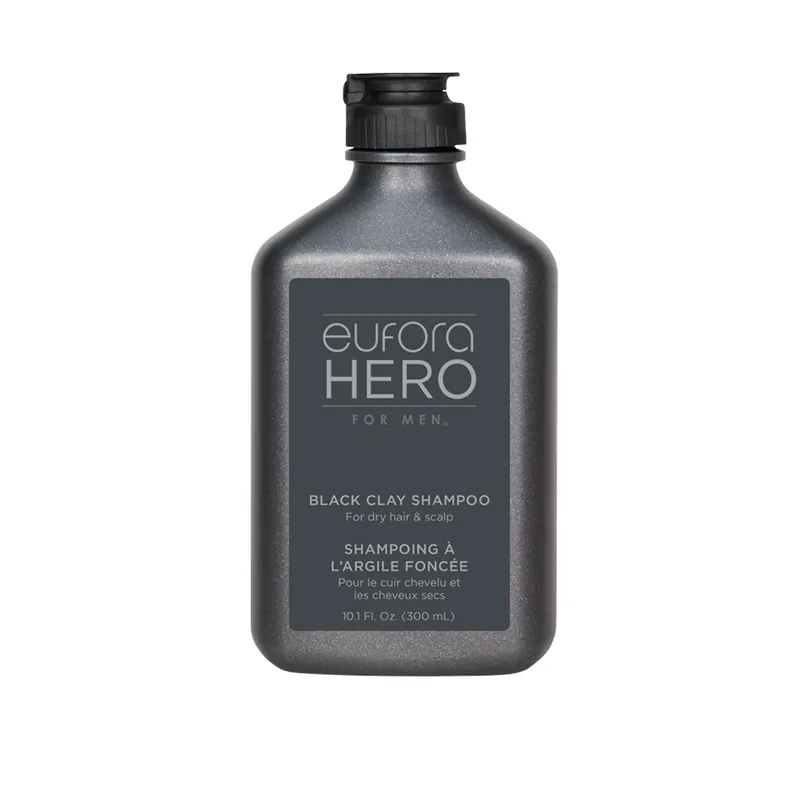 EUFORA HERO FOR MEN BLACK CLAY SHAMPOO