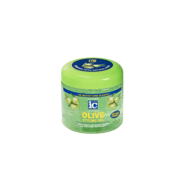 IC FANTASIA OLIVE STYLING GEL WITH "SPARKLE LITES"