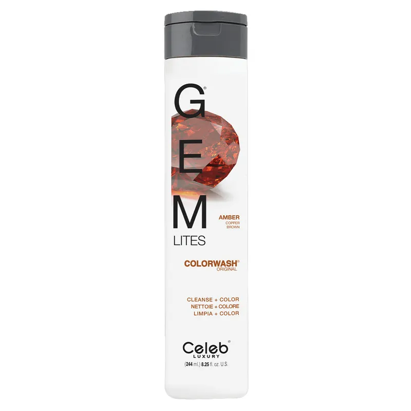 CELEB LUXURY GEM LITES COLORWASH AMBER COPPER BROWN