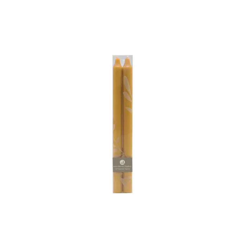 NORTHERN LIGHTS TAPERS 2PK - CARAMEL