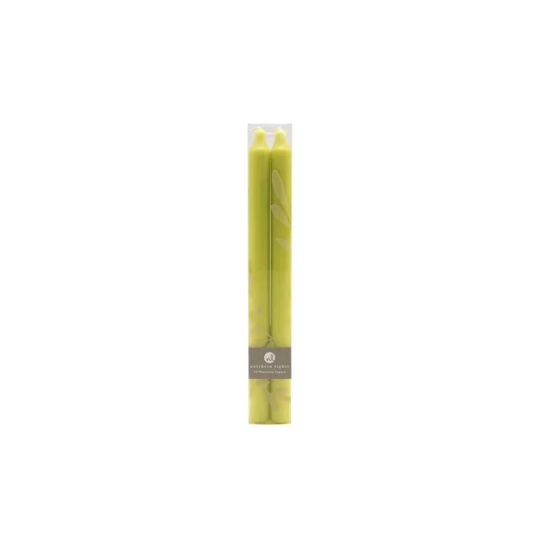 NORTHERN LIGHTS TAPERS 2PK - NEW LEAF