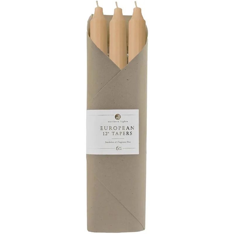 NORTHERN LIGHTS TAPERS 6PK GIFT SET - TAN