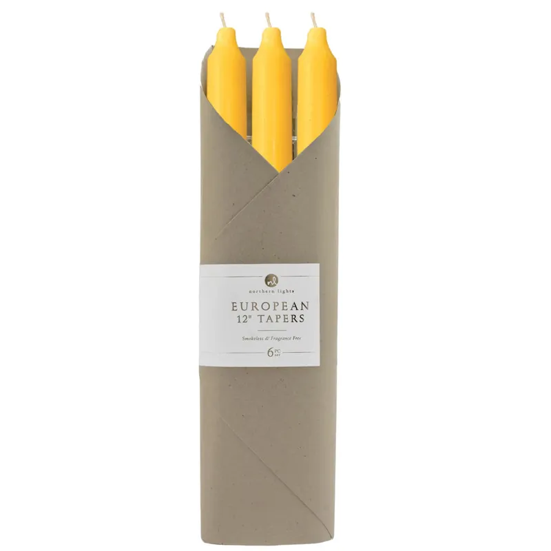 NORTHERN LIGHTS TAPERS 6PK GIFT SET - LEMON ZEST