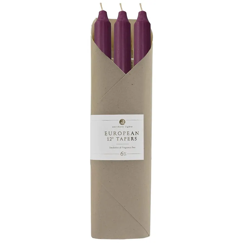 NORTHERN LIGHTS TAPERS 6PK GIFT SET - PURPLE
