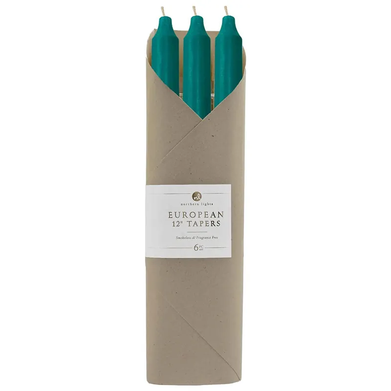 NORTHERN LIGHTS TAPERS 6PK GIFT SET - TURQUOISE