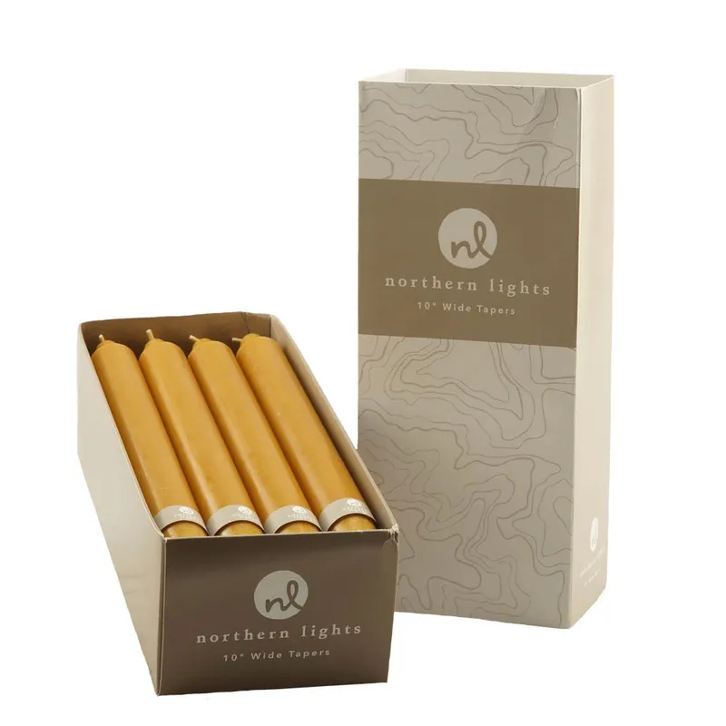 NORTHERN LIGHTS TAPERS 12PK - CARAMEL