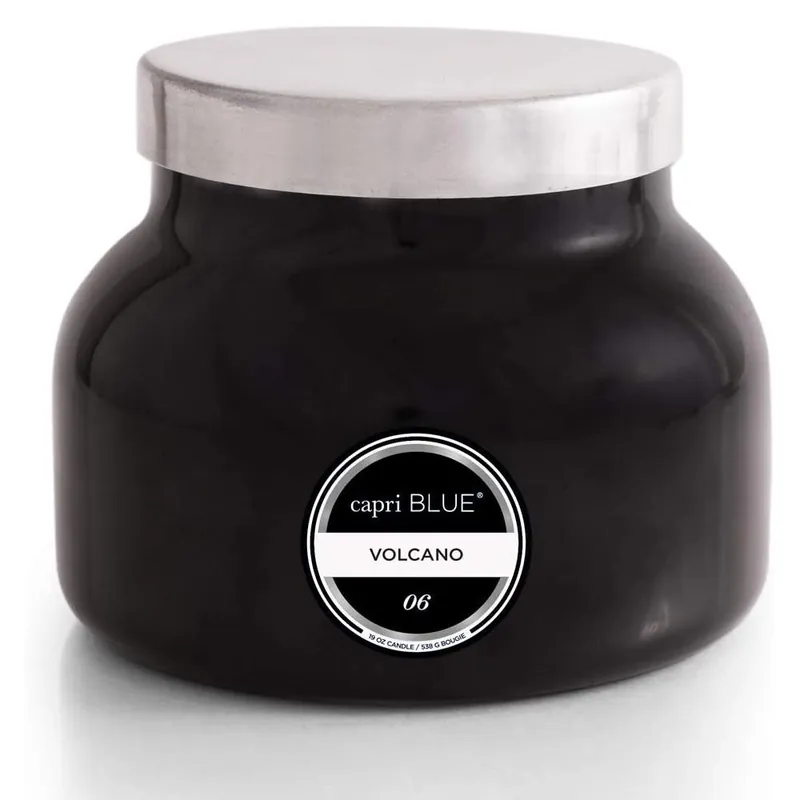 CAPRI BLUE BLACK SIGNATURE JAR - VOLCANO