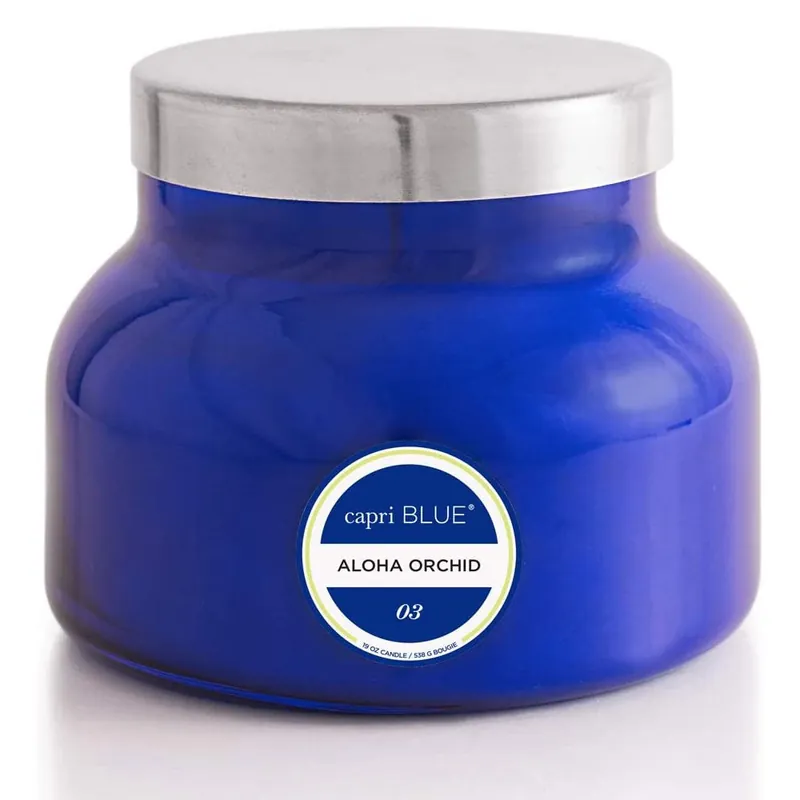 CAPRI BLUE BLUE SIGNATURE JAR - ALOHA ORCHID