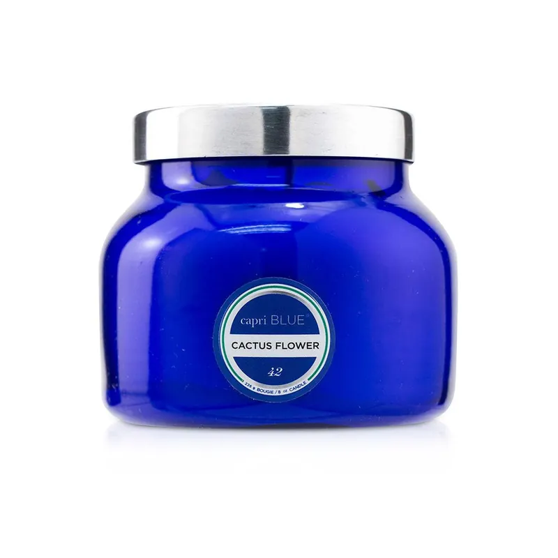 CAPRI BLUE BLUE SIGNATURE JAR - CACTUS FLOWER