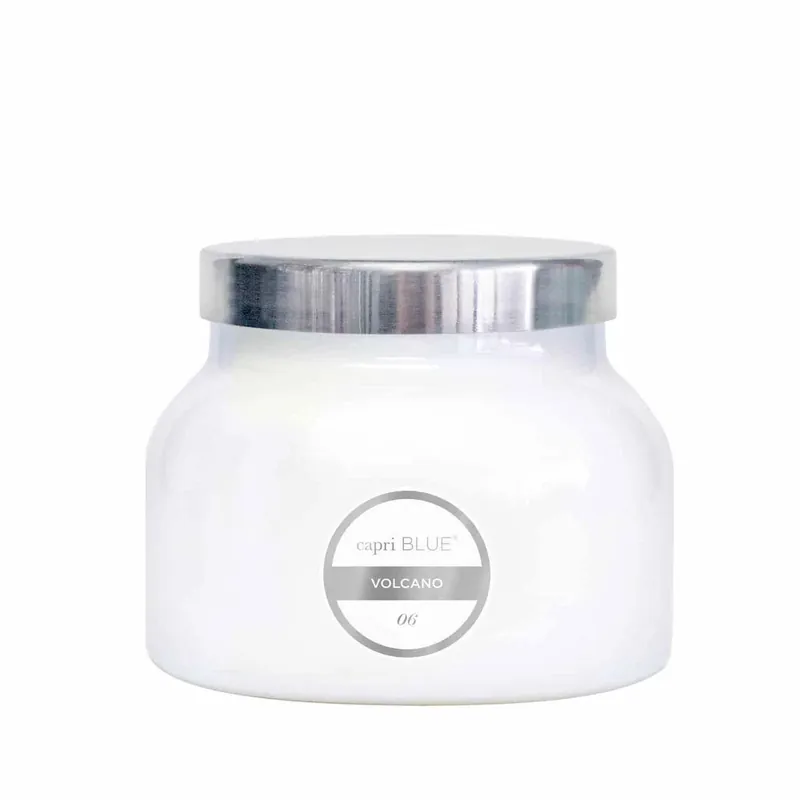CAPRI BLUE WHITE SIGNATURE JAR - VOLCANO