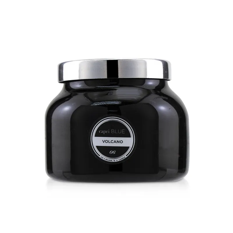 CAPRI BLUE BLACK PETITE SIGNATURE JAR - VOLCANO