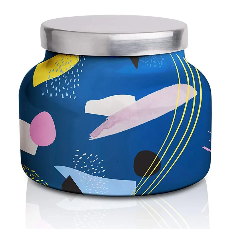 CAPRI BLUE GALLERY SIGNATURE JAR - VOLCANO