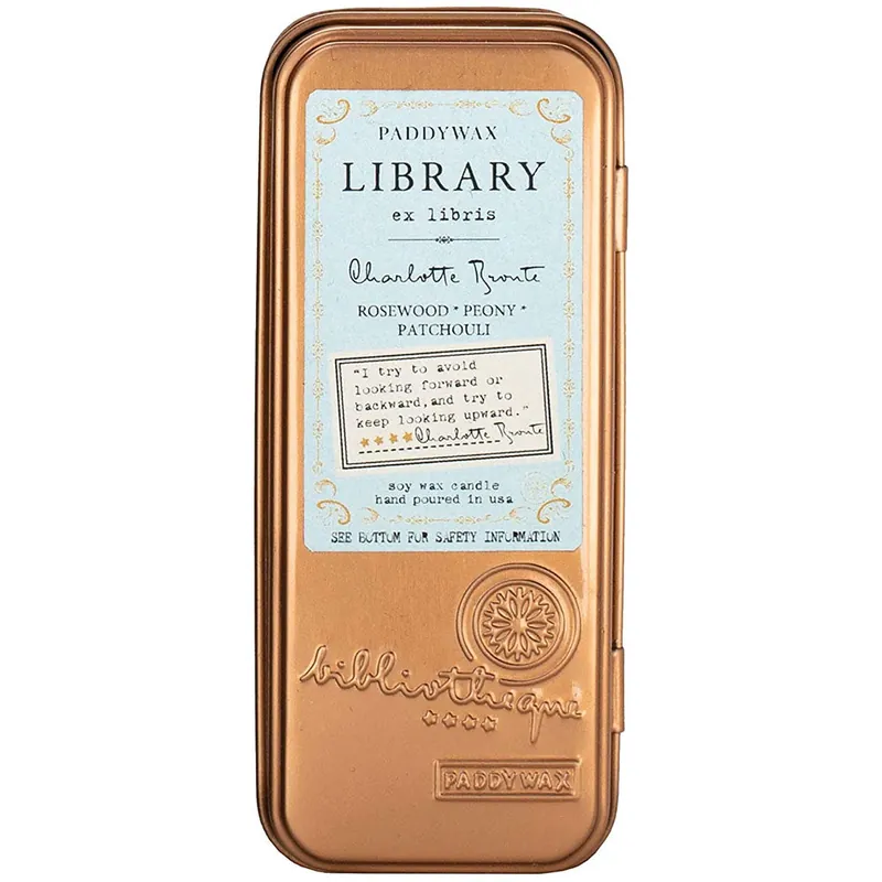 PADDYWAX LIBRARY CANDLE - CHRLOTTE BRONTE