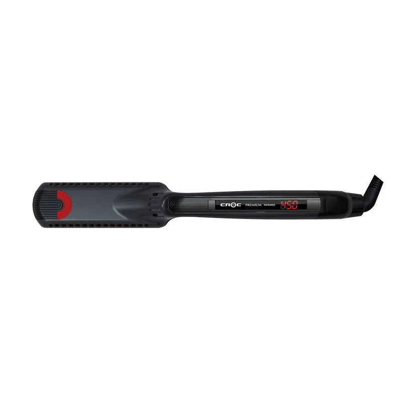 CROC PREMIUM INFRARED BLACK TITANIUM FLAT IRON