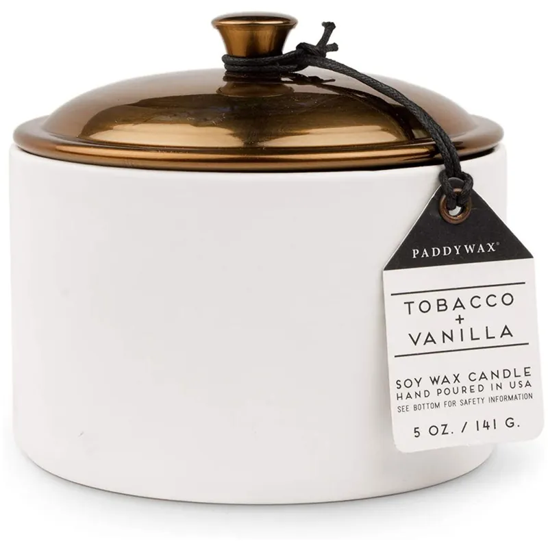 PADDYWAX HYGGE CANDLE - TOBACCO + VANILLA
