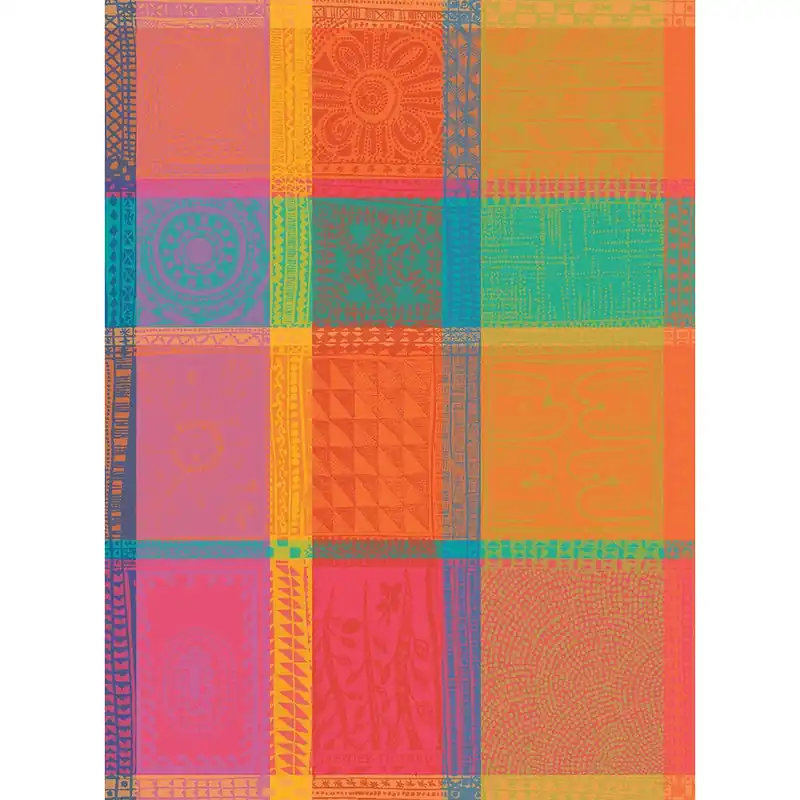GARNIER-THIEBAUT FRANCE MILLE WAX CREOLE KITCHEN TOWEL