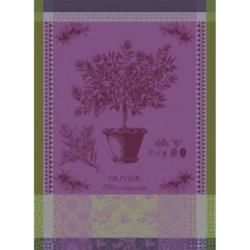 GARNIER-THIEBAUT FRANCE OLIVIER EN POT PARME KITCHEN TOWEL
