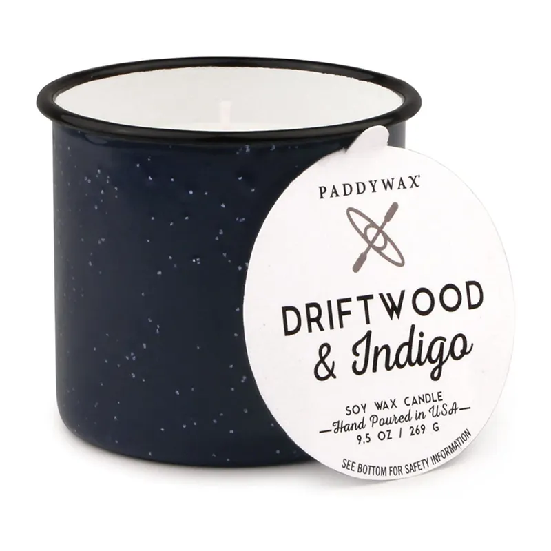 PADDYWAX ALPINE CANDLE - DRIFTWOOD+INDIGO