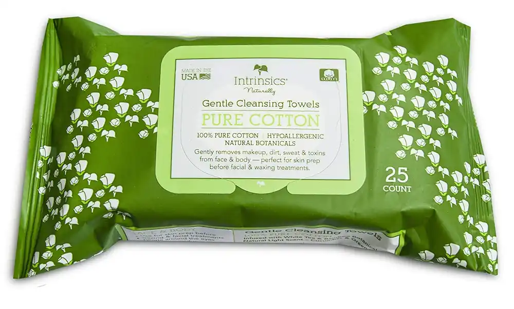 INTRINSICS GENTLE CLEANSING TOWELS 8.5" X 6"