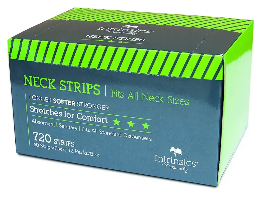 INTRINSICS Neck Strips Soft & strong, 60/pack