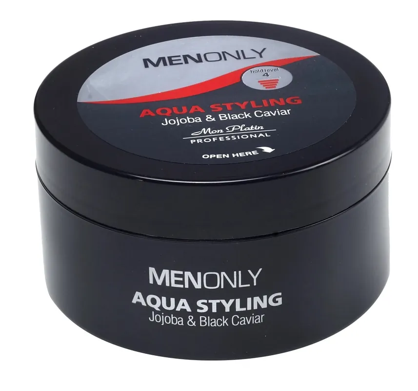 MON PLATIN MENONLY AQUA STYLING - JOJOBA & BLACK CAVIAR HAIR WAX
