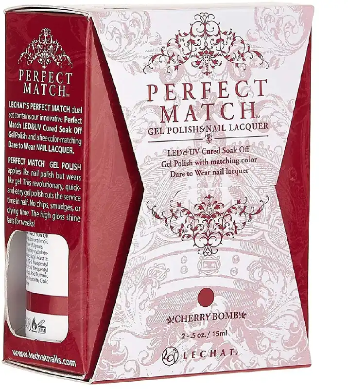 LECHAT Perfect Match CHERRY BOMB Gel Polish & Nail Lacquer
