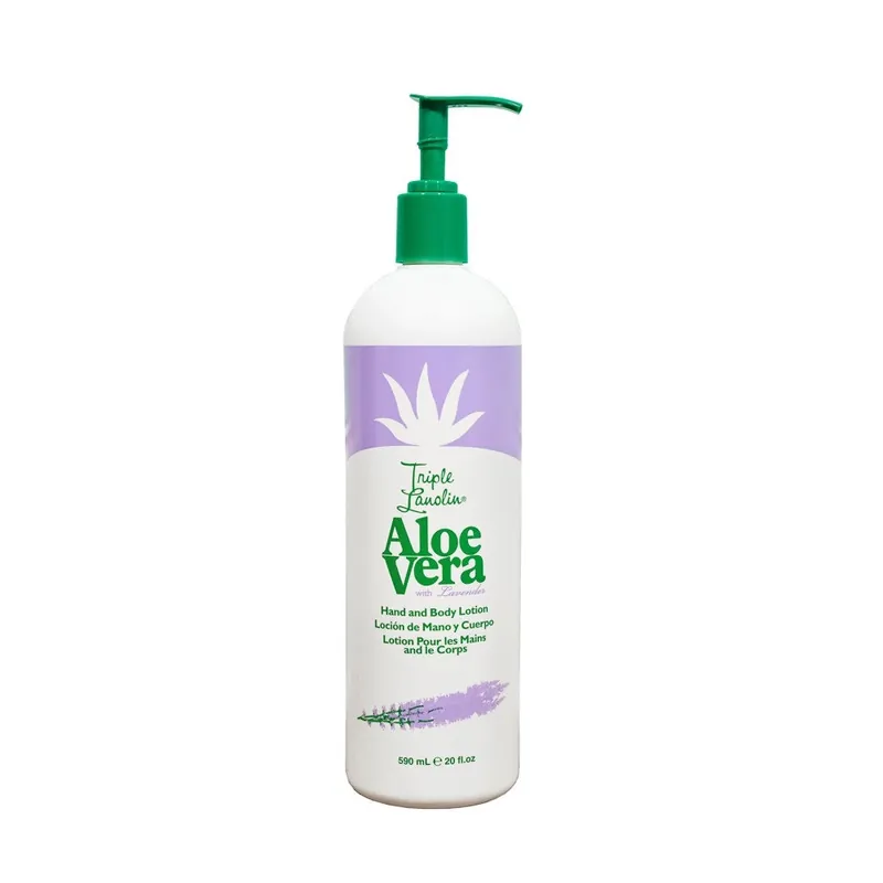 BLUE CO Triple Lanolin Aloe Vera with Lavender Lotion