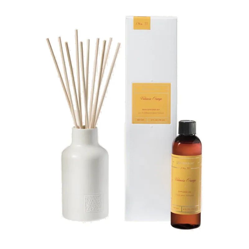 AROMATIQUE VALENCIA ORANGE REED DIFFUSER SET