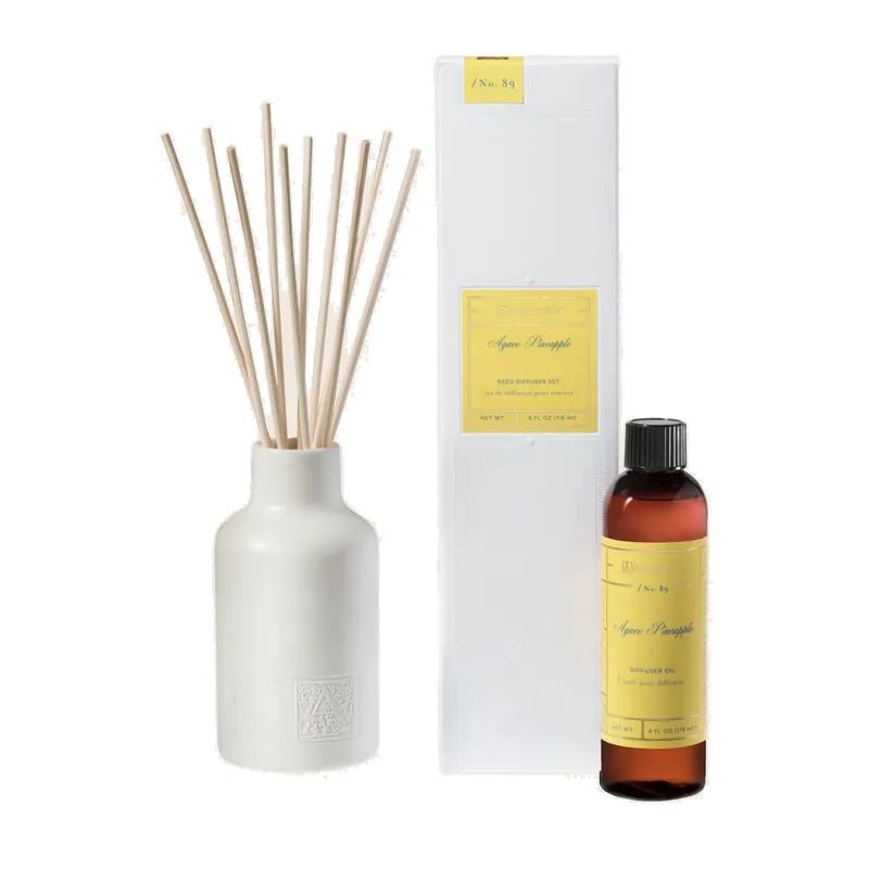 AROMATIQUE AGAVE PINEAPPLE REED DIFFUSER SET