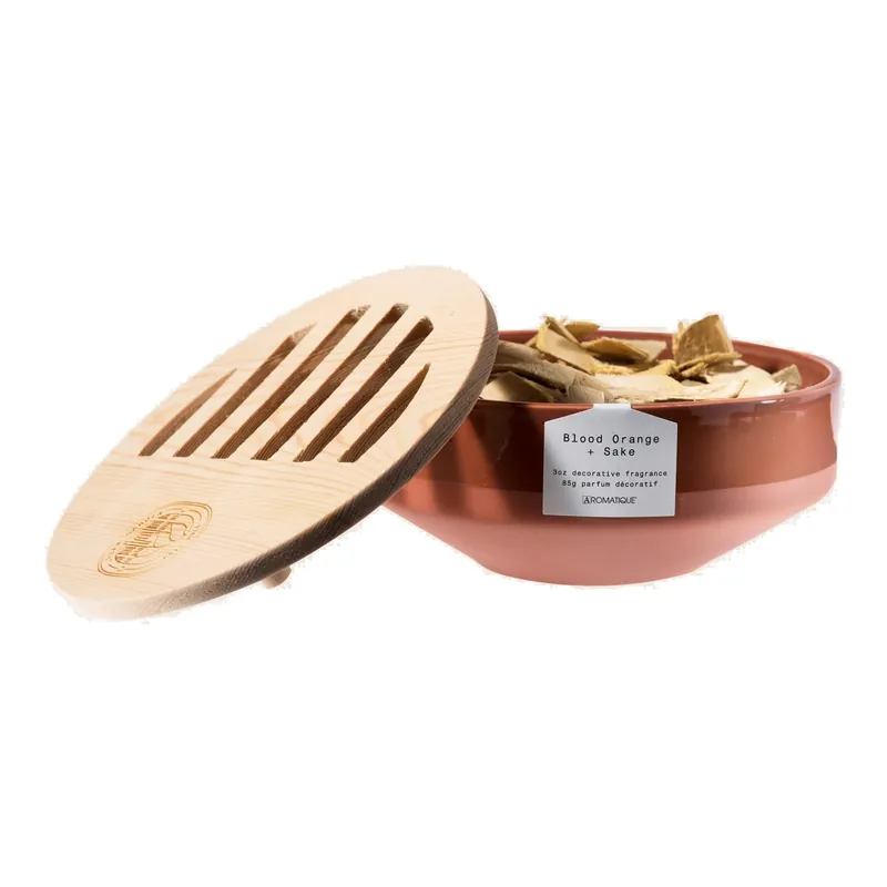 AROMATIQUE BLOOD ORANGE & SAKÈ DECORATIVE FRAGRANCE BOWL