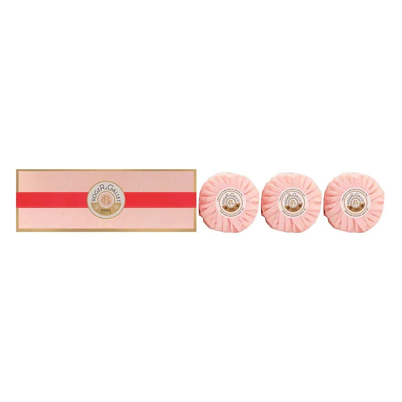 ROGER & GALLET PERFUMED SOAP ROSE BOX OF 3