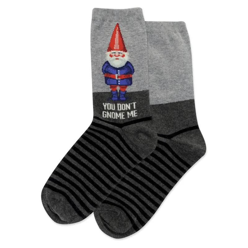 HOTSOX WOMEN'S YOU DON’T GNOME ME CREW SOCKS