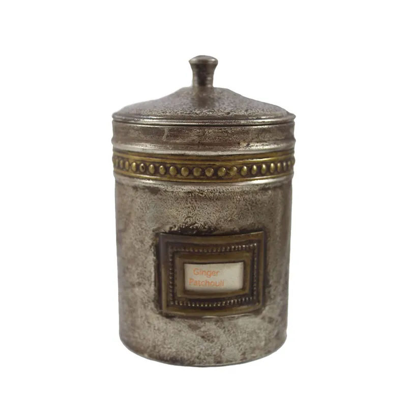 HIMALAYAN HANDMADE CANDLES CAFE TIN - GINGER PATCHOULI