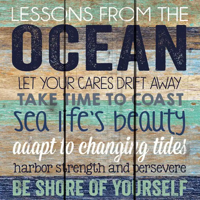 GRAHHAM DUNN PALLET DECOR - LESSONS FROM THE OCEAN