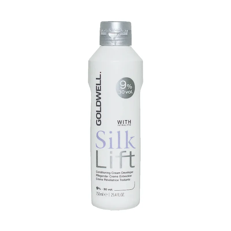 GOLDWELL SILKLIFT DEVELOPER CONDITION CREAM 30 VOLUME LOTION 9%