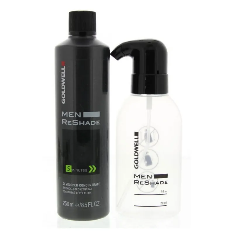 GOLDWELL MEN RESHADE DEVELOPER WITH FREE APPLICATOR BOTTLE