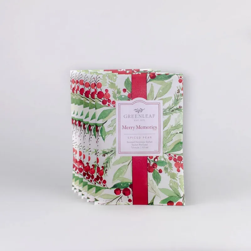 GREENLEAF LARGE SACHET - MERRY MEMORIES