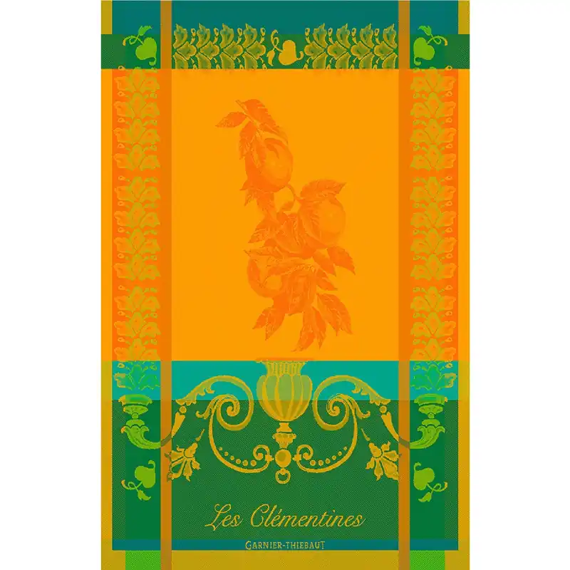 GARNIER-THIEBAUT FRANCE CLEMENTINES SAFRAN KITCHEN TOWEL