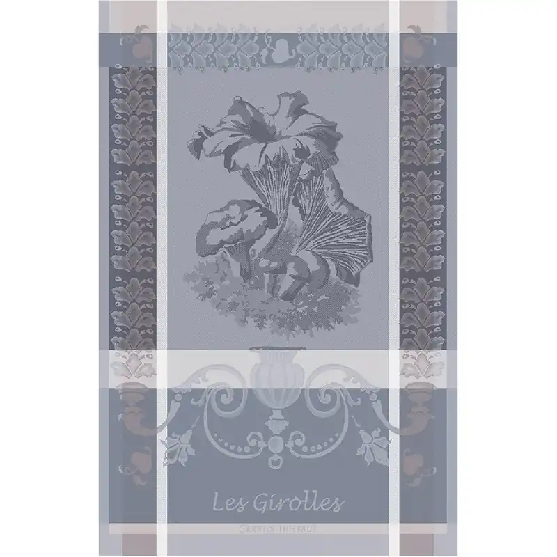 GARNIER-THIEBAUT FRANCE GIROLLES ANTHRACITE KITCHEN TOWEL