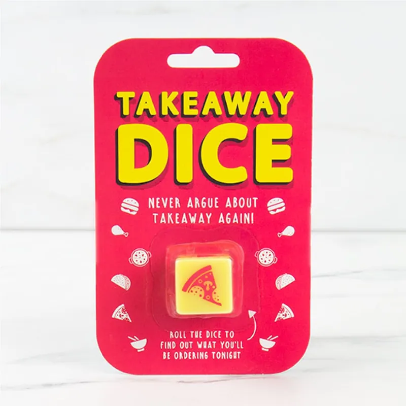 GIFT REPUBLIC TAKEAWAY DICE
