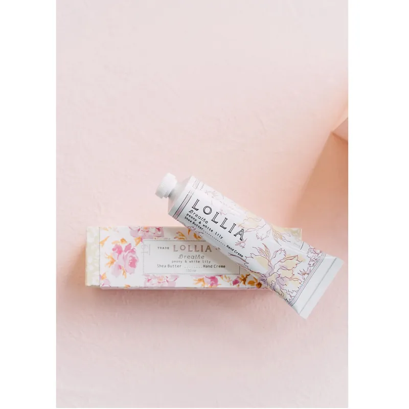 LOLLIA BREATHE NO. 19 - PEONY & WHITE LILY TRAVEL SIZE BUTTER HANDCREME