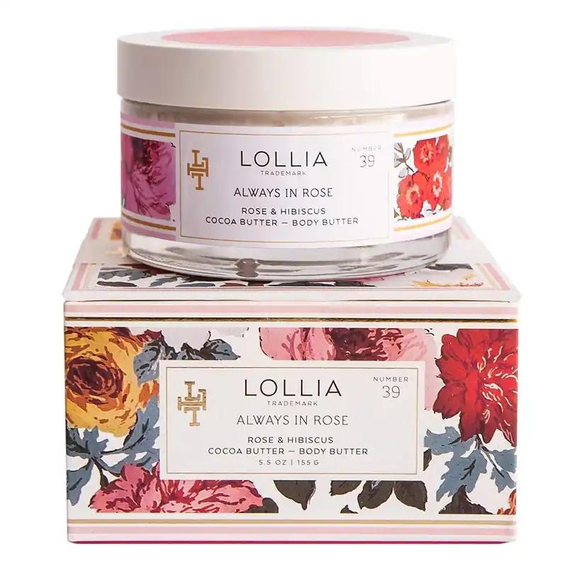 LOLLIA ALWAYS IN ROSE NO. 39 - ROSE & HIBISCUS BODY BUTTER