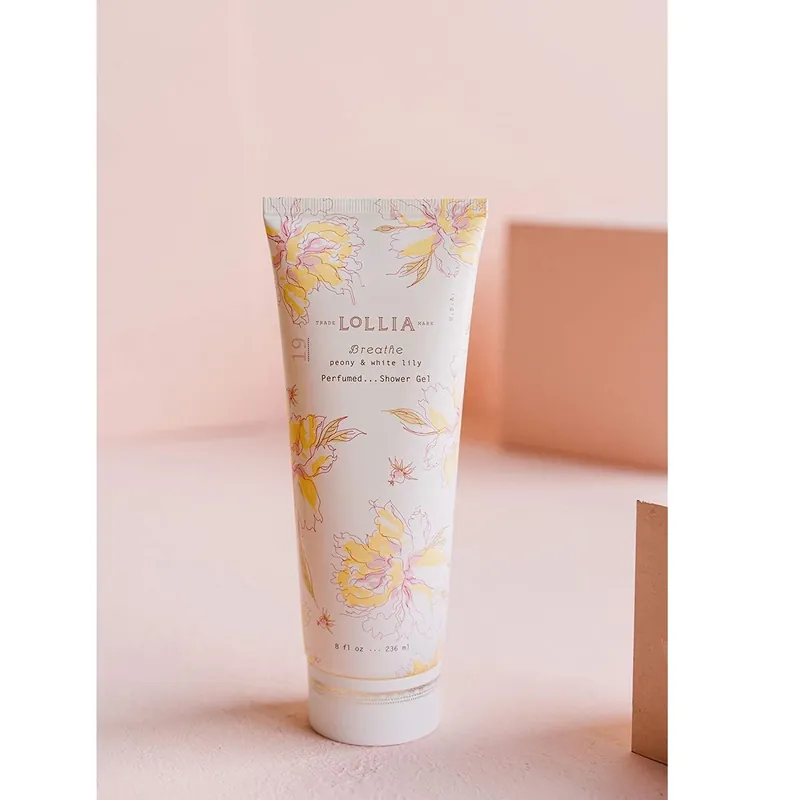 LOLLIA BREATHE NO. 19 PEONY & WHITE LILY PERFUMED SHOWER GEL